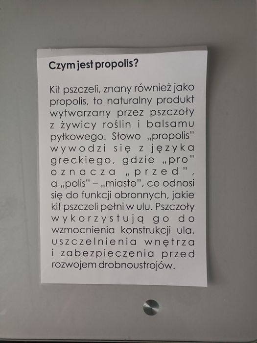 Propolis Pasieka Uhruska