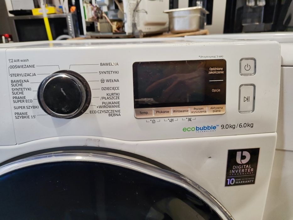 Прально-сушильна машина Samsung WD90J6410AW/EO з Європи