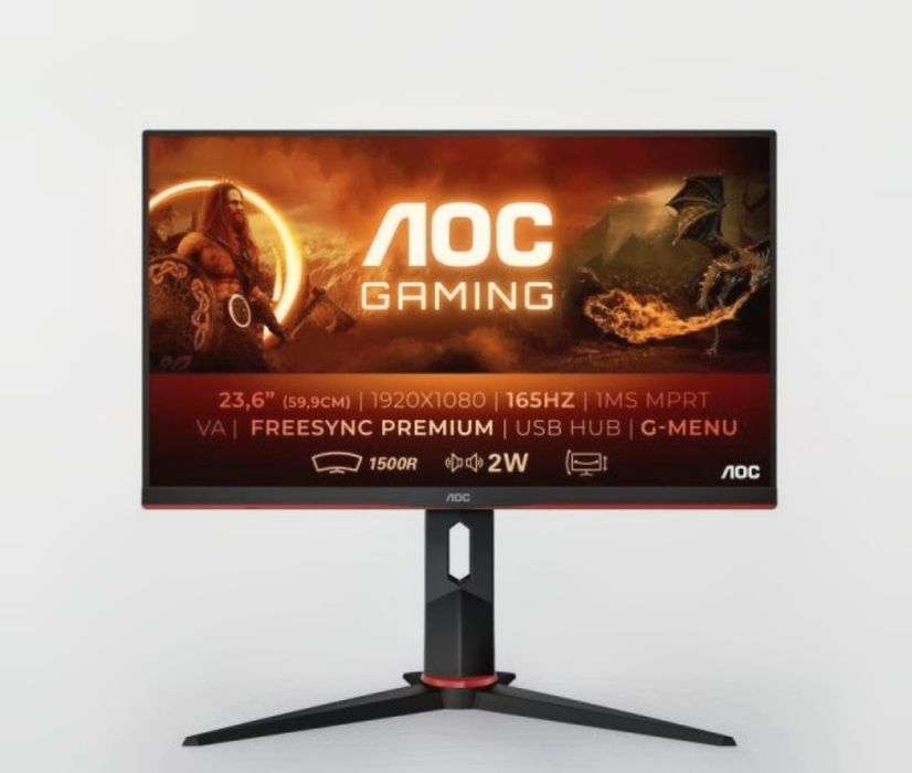 AOC Monitor  Gaming C24G2U/BK