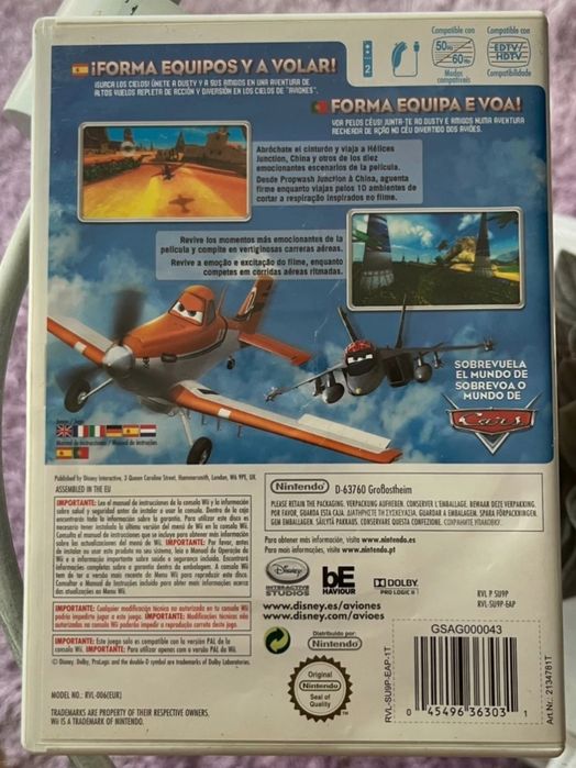 Planes Disney  Nintendo Wii