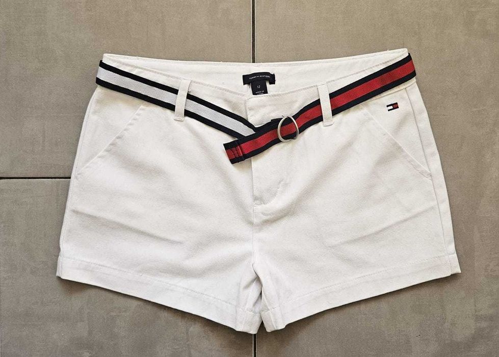 Tommy Hilfiger szorty z paskiem rozmiar 12