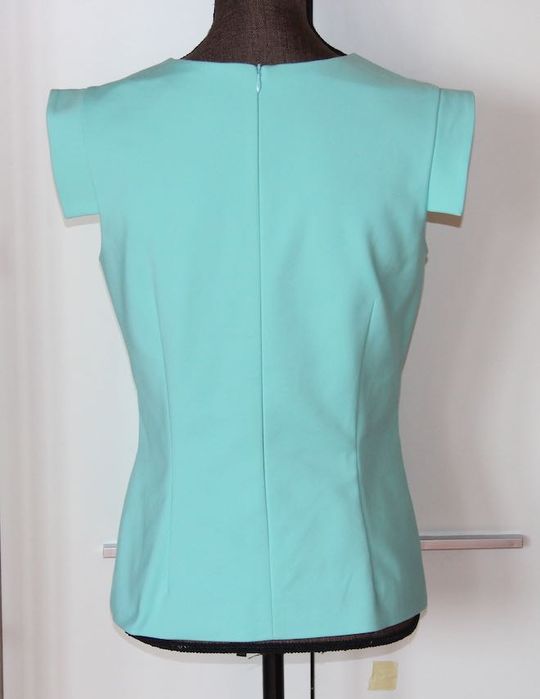 SIMPLE miętowa niebieska koszula bluzka 34 XS 36 S