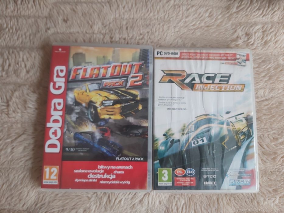 sprzedam gry wyścigowe na pc