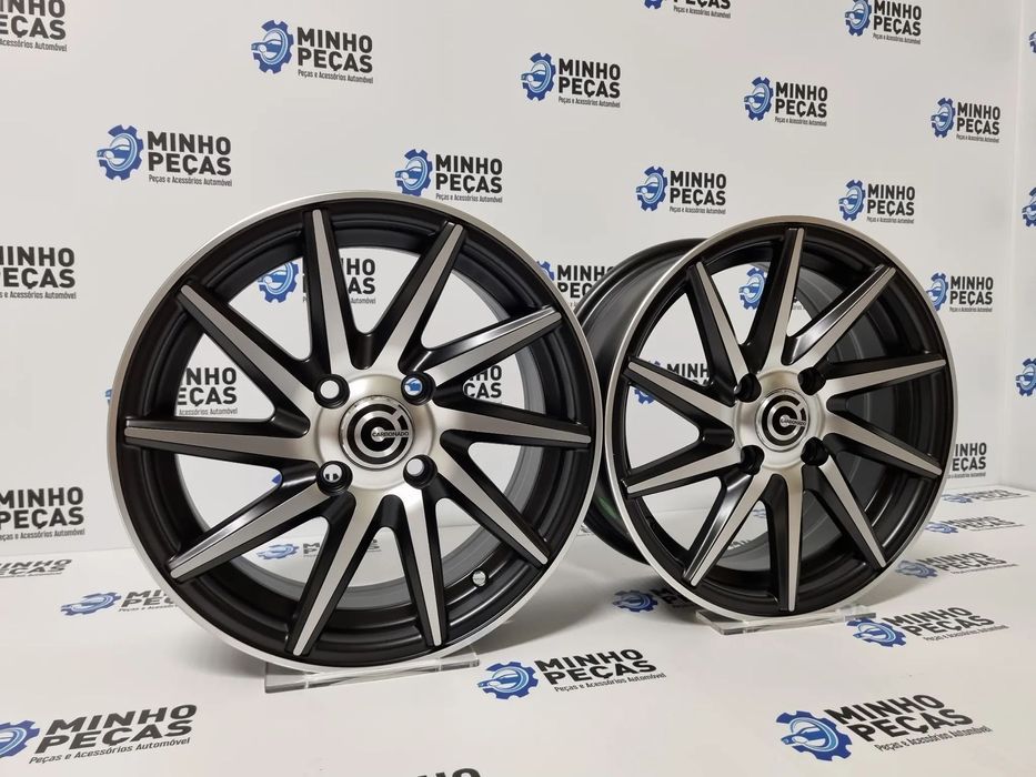 Jantes Look Vossen CVT em 14 (4x100) Preto Polido