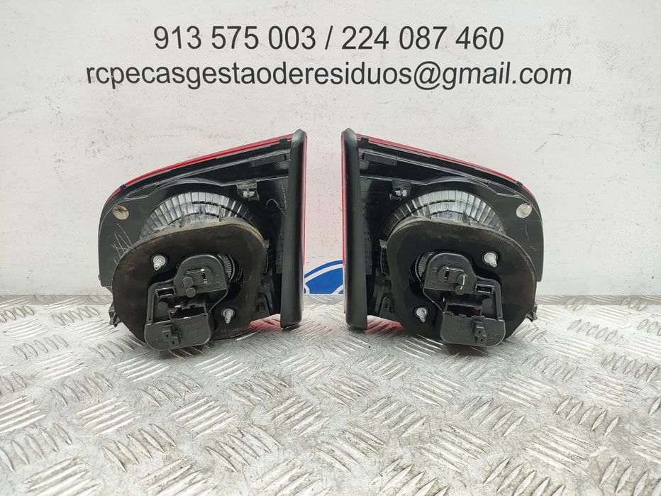 Farolins de mala direito esquerdo originais VW Volkswagen Golf 6 VI