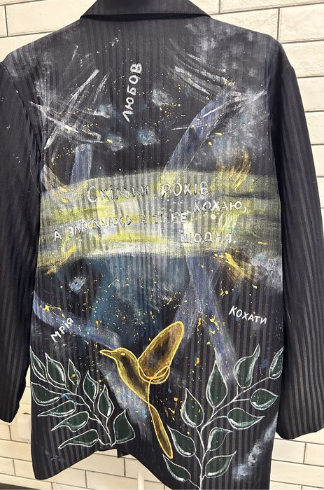 Піджак розписаний ручна робота
