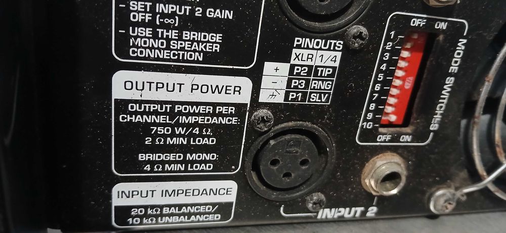 Vendo Behringer EP2500