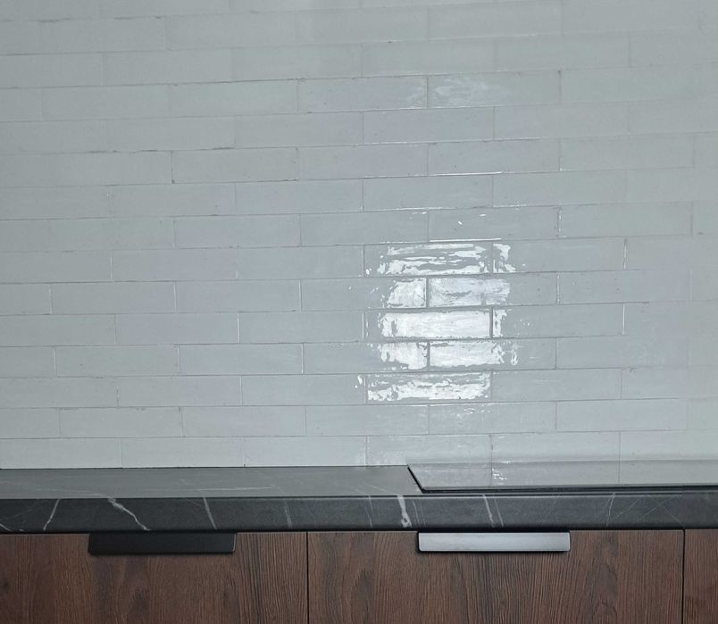 Płytki włoskie cegiełki Marazzi Lume White lux M6RN białe połysk