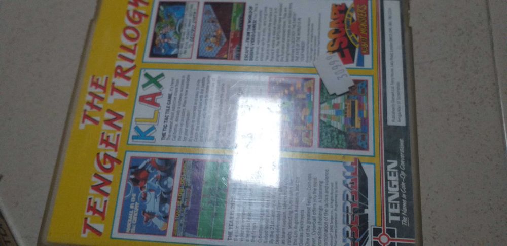 3 jogos ZX Spectrum numa compilação TENGEN dos anos 80 conteúdo selado