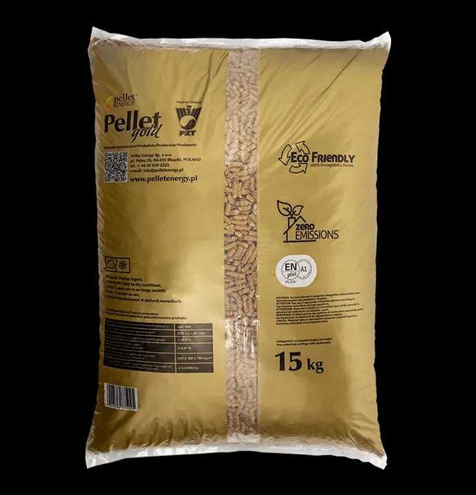 Pelletto - Kłodzko // Pellet Gold paleta - 975kg , 65 worków po 15 kg
