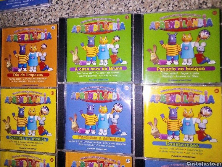 Conjunto de 16 Cds Aprendilândia