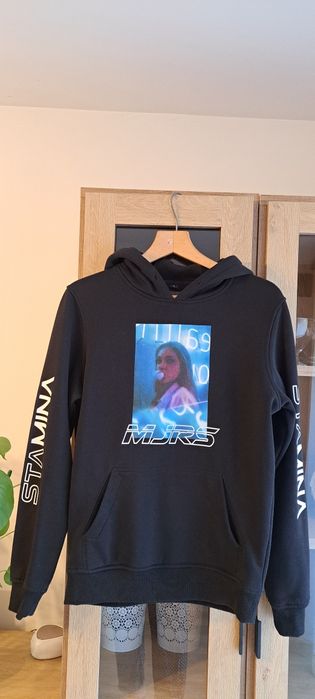 Czarna bluza majors, S