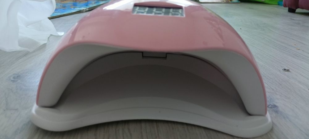 Лампа SUN 5 LED/UV гибрид с дисплеем 48 Вт (Pink)