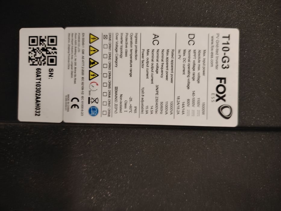 Falownik FOXESS T10 G3