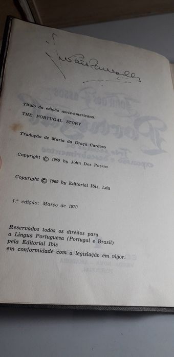 Portugal - John dos Passos (1ª edição, 1970)