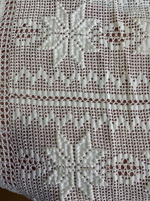 Colche casal em croché feito à mão