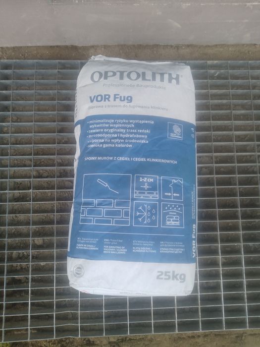 Fuga do klinkieru marki Optolith 25 kg