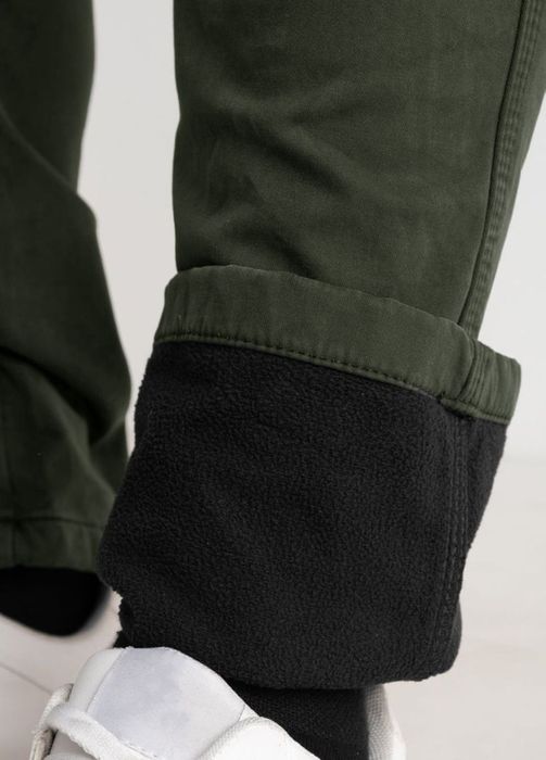 Штани чоловічі карго утеплені ITENO чорні сірі сині олива