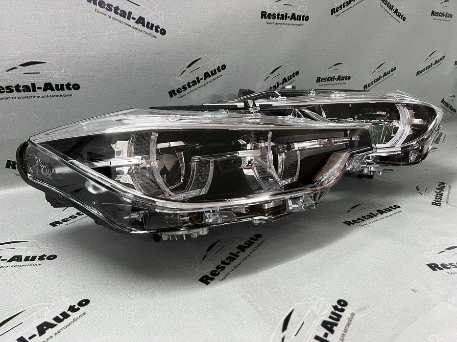 лед фари на бмв ф30 ЗАМЕНА ГАЛОГЕНА LED bmw f30 f31 Оптика фары Фара