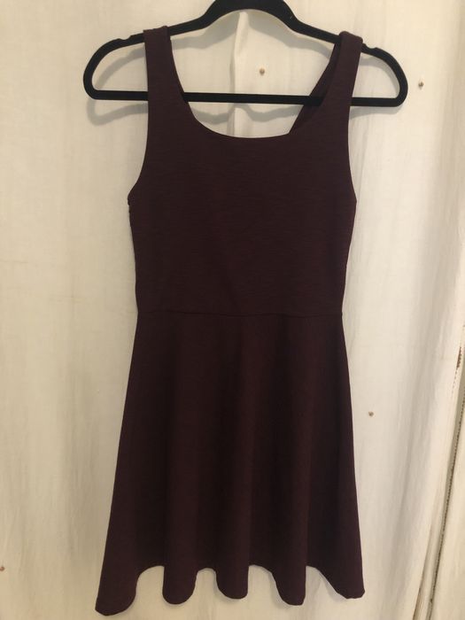 Vestido beringela elegante