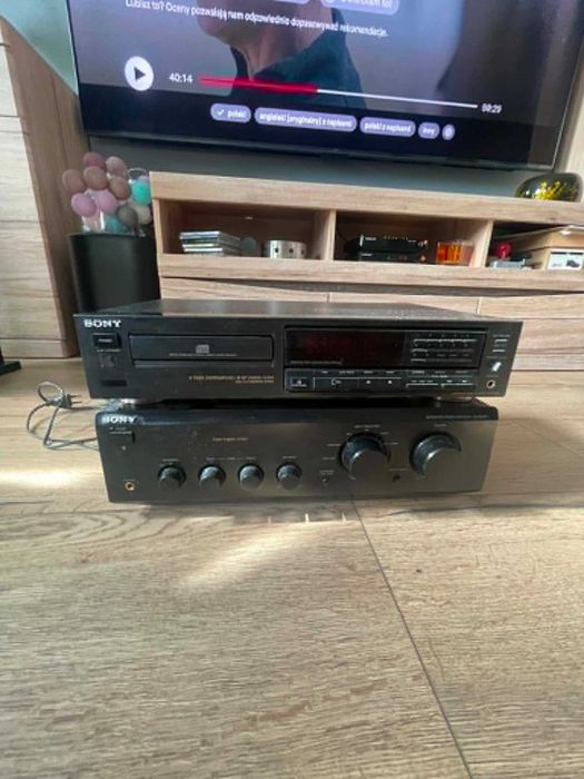 Zestaw Stereo Sony: Wzmacniacz TA-FE320R + Odtwarzacz CD CDP-490