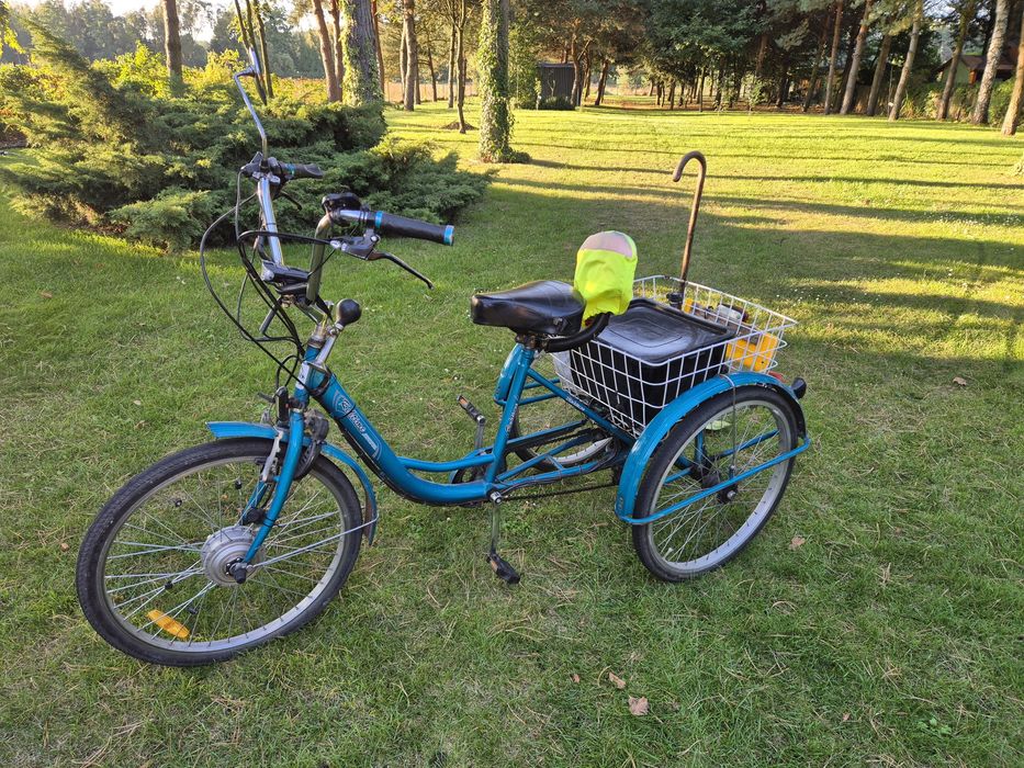 Rower trójkołowy elektryczny