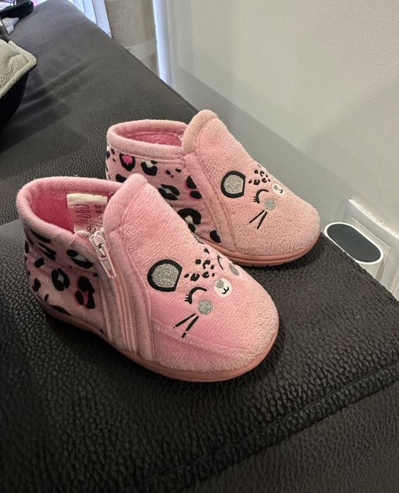 Pantufas Rosa Gato 19