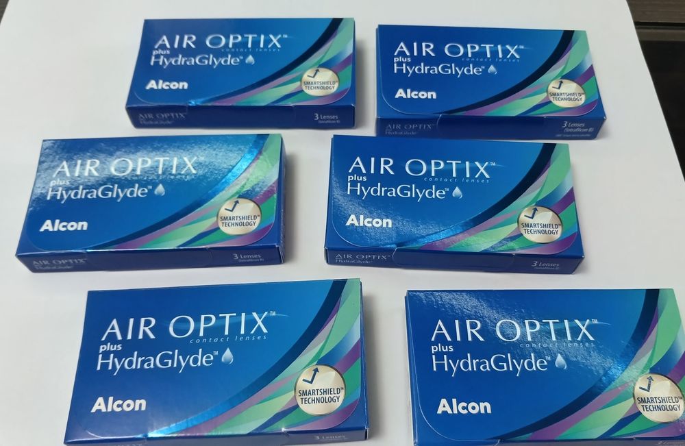 Контактні лінзи  Акція ( 3+1 ) AirOptix plus hydroglyde