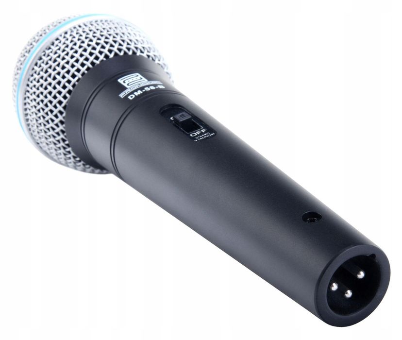Pronomic DM-58-B mikrofon do śpiewu mowy XLR metalowy