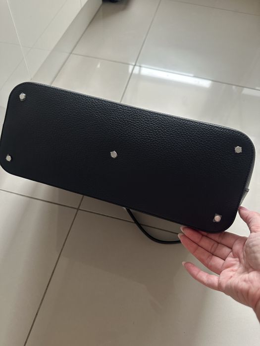 Torebka COCCINELLE Faboula czarna skórzana nowa z metką shopperka