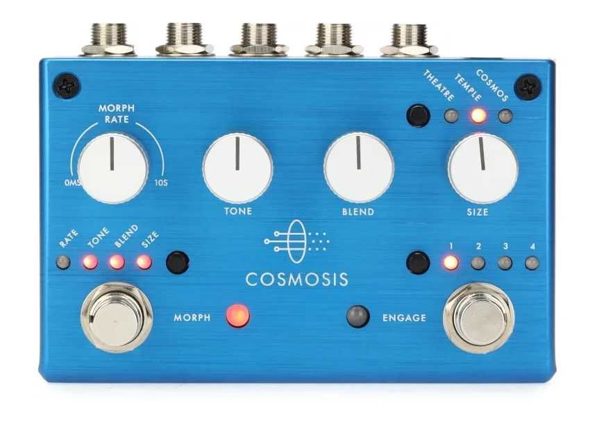 Новий Ембієнт Pigtronix Cosmosis Stereo Morphing Reverb гітарна педаль
