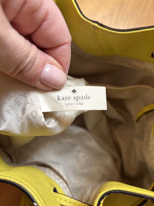 Torebka worek Kate Spade skóra bydlęca