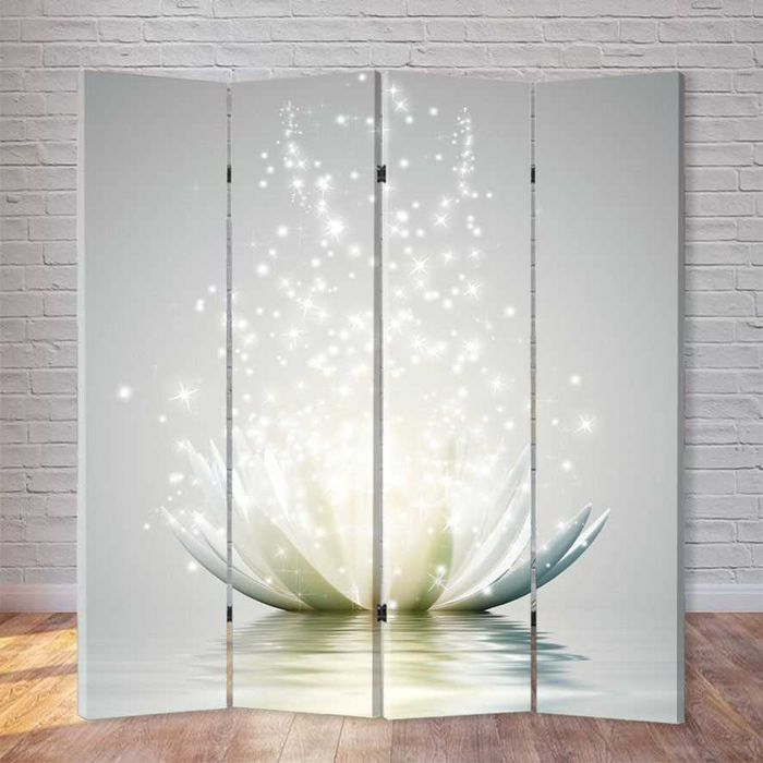 Ширма 180х160см натуральное дерево в сложенном - 180х40см 7 цветов