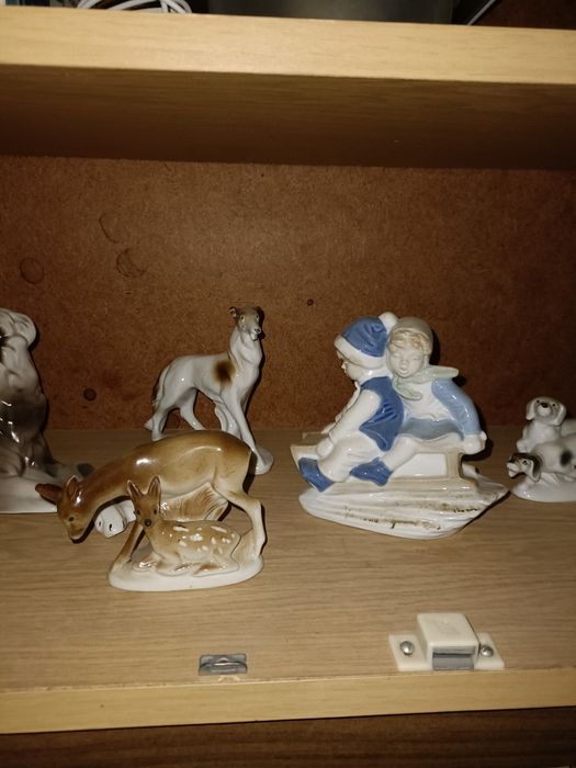 Oryginalne porcelanowe figurki PRL
