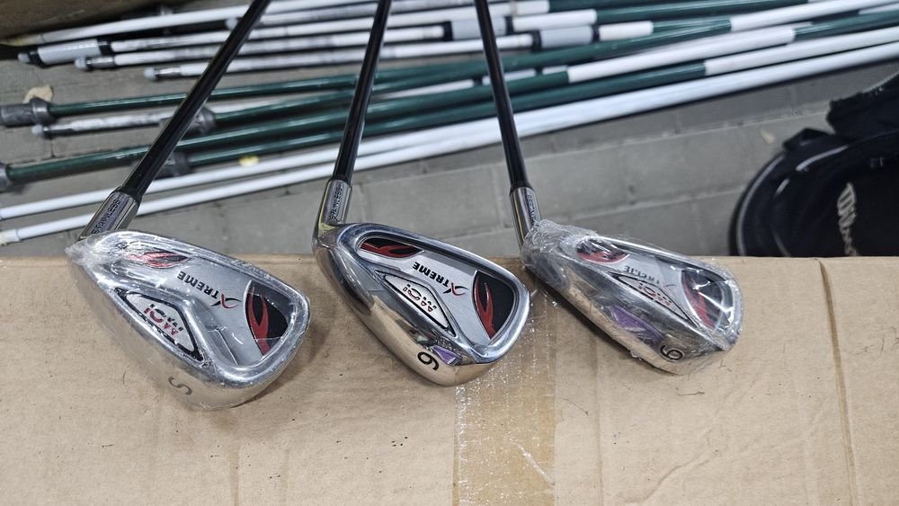 3 kije golfowe Extreme irons 6,9,S nowe