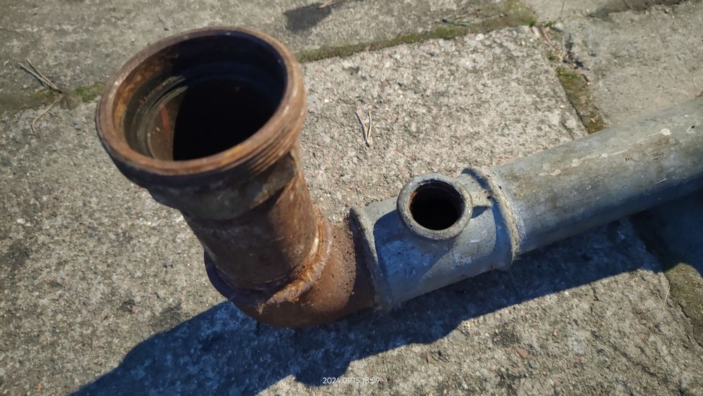 Zawór kulowy, trójdrożny, zwrotny, śrubunek ksztaltki fi 50