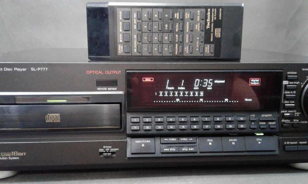 TECHNICS SL-P777+pilot,odtwarzacz cd