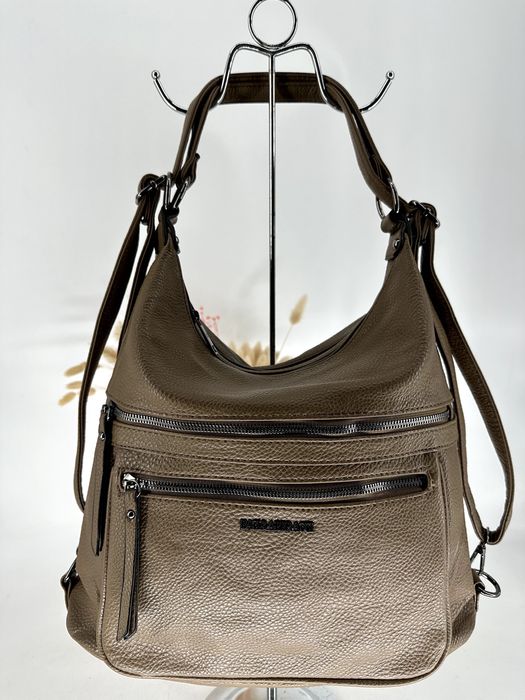 Nowy torebko plecak, torebka, plecak damski khaki