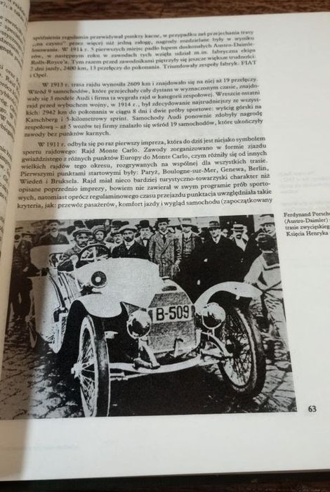 Zarys historii sportu samochodowego. Jan A. Litwin