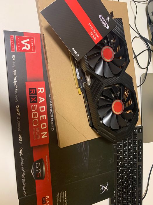 Відеокарти XFX Rx580 8GB