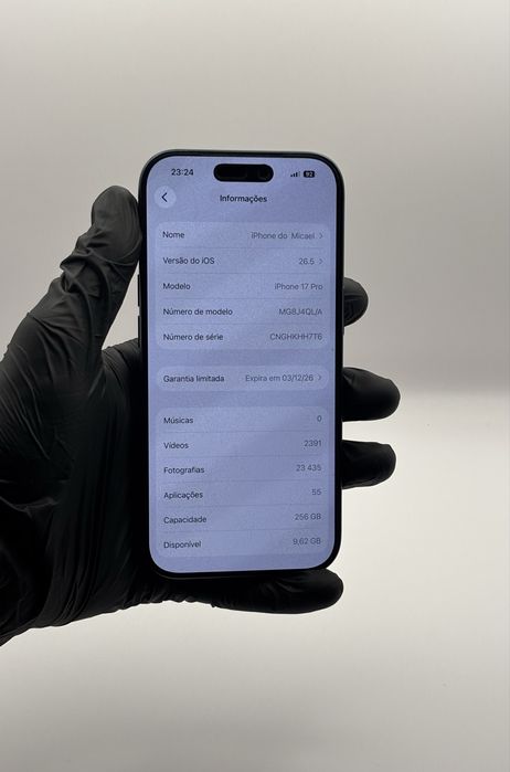 Iphone 17 Pro Azul 256GB Desbloqueado