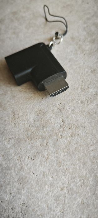 Adaptador HDMI Macho para HDMI Fêmea 90 graus