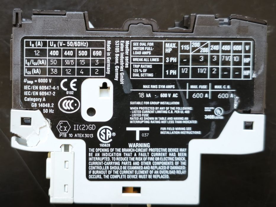 Térmico EATON PKZM0-12