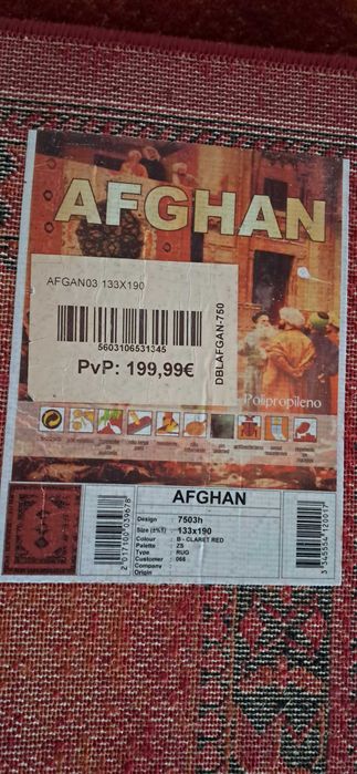 Carpete Afghan 133x190