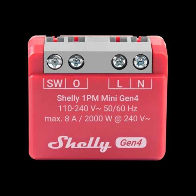 [NOVO] Módulo WiFi Shelly 1 Mini Gen4, 1 Gen4,1PM Mini Gen4 e 1PM Gen4
