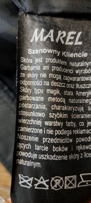 Kurtka męska ze skóry