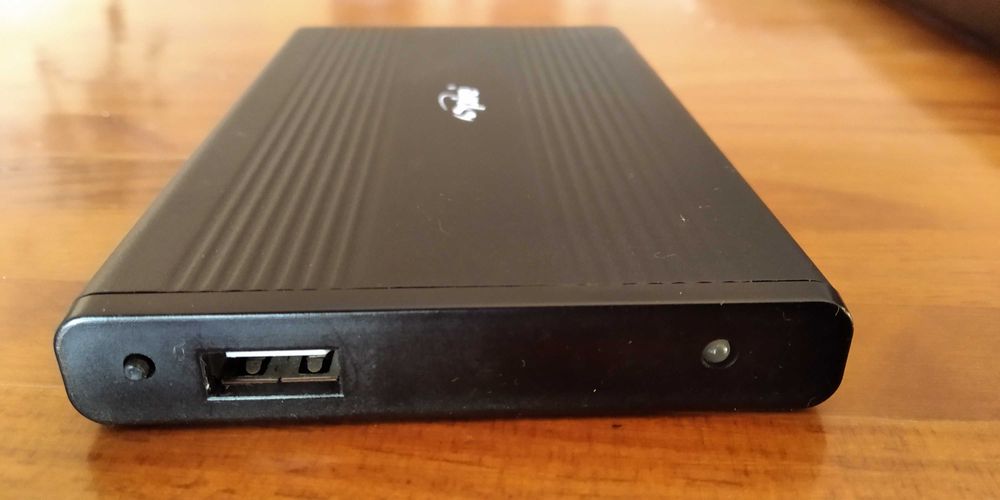 Caixa em alumínio para disco rígido ATA \ IDE 2,5  com ligação USB 264551412570882120