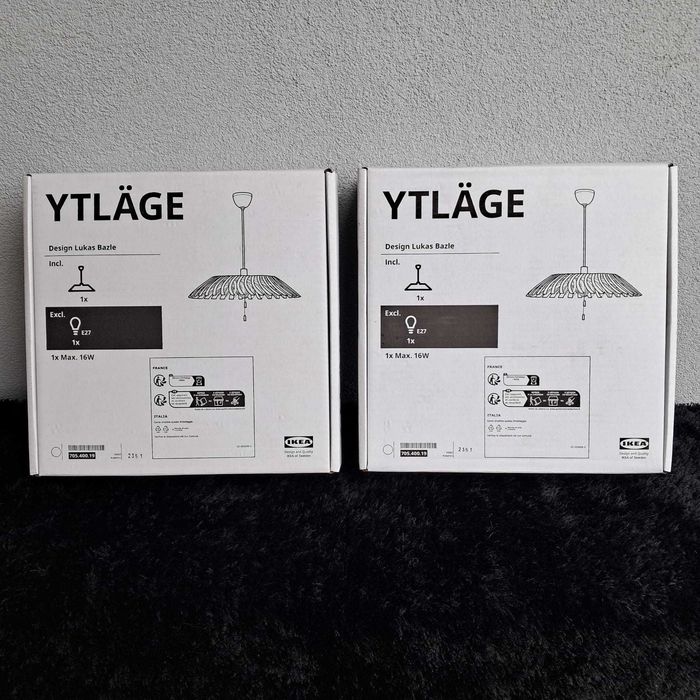2 candeeiros IKEA YTLÄGE novos por abrir