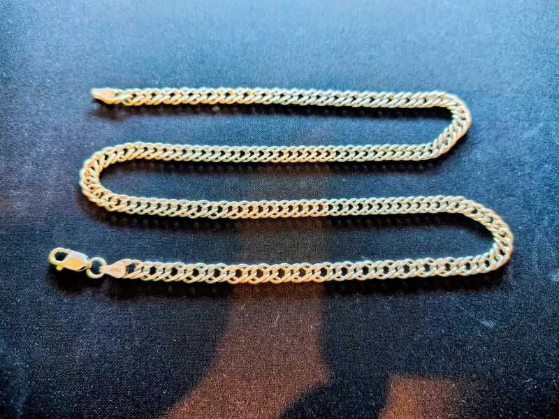 Srebrny łańcuszek ITALY 925 + krzyżyk i medalik - 29,65 gr