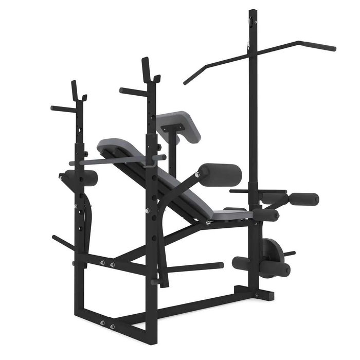 Лава для жиму K70 з тягою та брусами | домашній тренажер 6в1 скамья